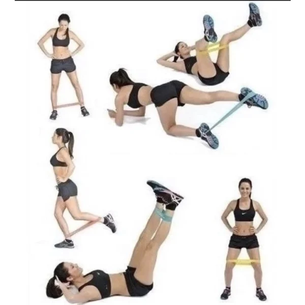 Faixas elásticas de exercícios